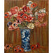 Reproduktion av målningen Anemoner i Delft-vasen - Pierre-Auguste Renoir