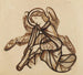 Ange som spelar horn - Sir Edward Coley Burne-Jones — vy av konstverket