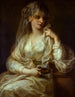 Portrait av en dam i vestal - Angelica Kauffman — vy av konstverket