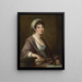 Portrait de la princesse Franziska von Kaunitz, Rietberg - Angelica Kauffman — inramlat konstverk på väggen