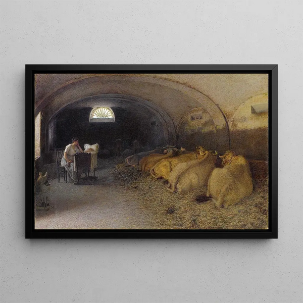 Angelo Morbelli - Pax La Stalla.webp