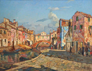 Angelo Pavan - A View of Burano.webp