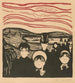 Ångest - Edvard Munch — vy av konstverket