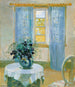 inomhus med klematis - Anna Ancher — vy av konstverket