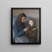 La leçon est revue - Anna Ancher — inramlat konstverk på väggen
