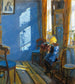 Solens ljus i det blå rummet - Anna Ancher — vy av konstverket