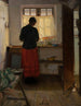 La femme de chambre dans la cuisine - Anna Ancher — vy av konstverket
