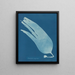 Laminaire digitée - Anna Atkins — inramlat konstverk på väggen
