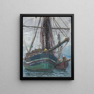 Anna Boberg - Fog Rising from the Sea Study from Lofote.webp