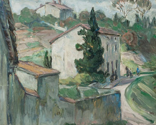 Anna Boberg - The Red Roofs Study from the South of France.webp