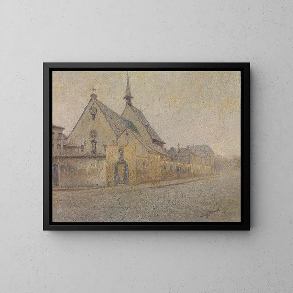 L'Église Saint-Antoine i Antwerpen - Anna Kernkamp — inramlat konstverk på väggen
