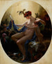 Porträtt av Mlle Lange som Danaé - Anne-Louis Girodet-Trioson — vy av konstverket