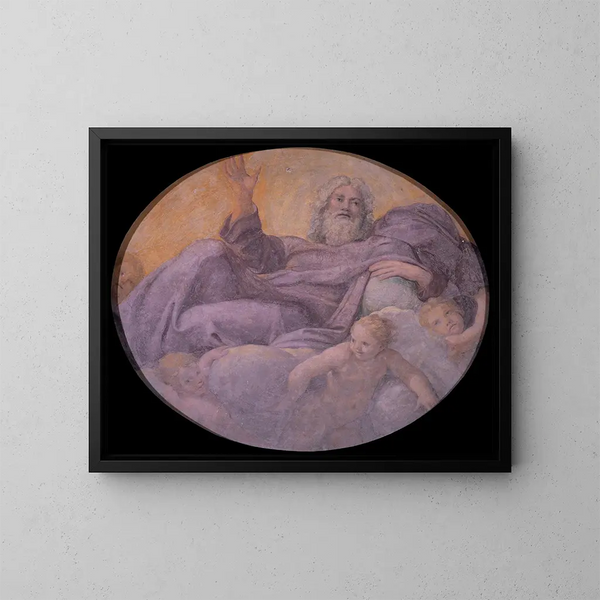 Fader evig - Annibale Carracci — inramlat konstverk på väggen