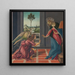 Annunciation - Sandro Botticelli — inramlat konstverk på väggen