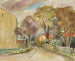 Rue d'automne - Anny Dollschein — vy av konstverket