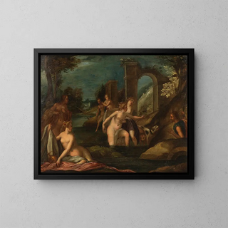 Anonymous - Aktaeon surprises Diana in her bath.webp