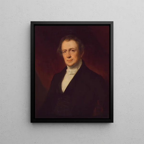 L'Américain Edward Everett - Anonym — inramlat konstverk på väggen