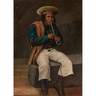 Anonymous - Bolivian Indian Playing the Quena.webp
