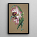 Collection d'orchidées Pl36 - Anonym — inramlat konstverk på väggen