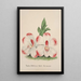 Reproduktion av målningen Collection d'orchidées Pl46 - Anonym