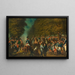 La fête militaire au Prater le 18 octobre 1814 - Anonyme — inramlat konstverk på väggen