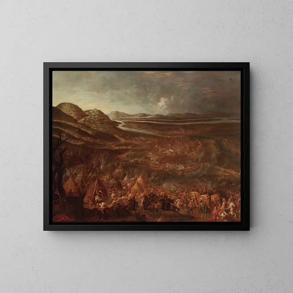 La bataille de secours de Vienne du 12 septembre 1683 - Anonym — inramlat konstverk på väggen