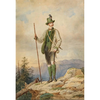 Anonymous - Emperor Francis Joseph I of Austria in Hunting Costume.webp