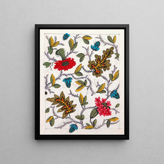 Anonymous - Floral design for printed textile Pl IV.webp