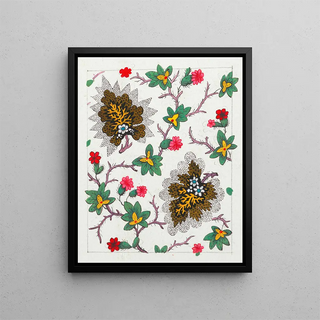 Anonymous - Floral design for printed textile Pl I.webp