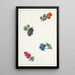 Reproduktion av målningen Motif floral för textiltryck Pl XI - Anonym