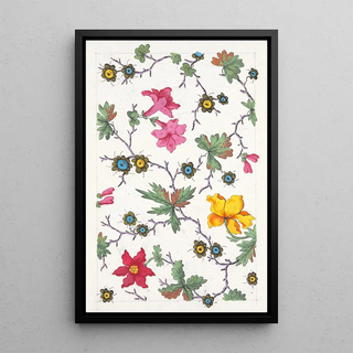 Anonymous - Floral design for printed textile Pl XVI.webp