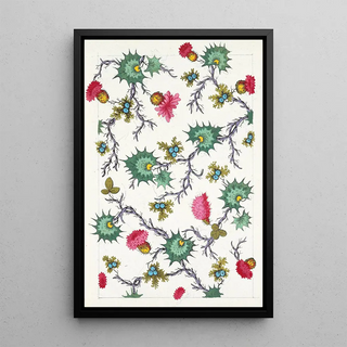Anonymous - Floral design for printed textile Pl XV.webp