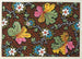 Motif floral för textiltryck Pl XXXIV - Anonym — vy av konstverket
