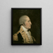 George Washington - Anonym — inramlat konstverk på väggen