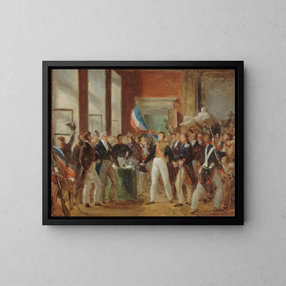 Anonymous - LouisPhilippe prtant serment  lHtel de Ville le 31 juillet 1830.webp