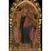 Reproduktion av målningen Vierge avec anges et saints - Anonyme