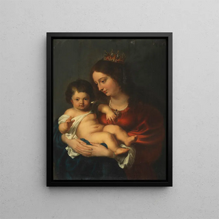 Anonymous - Madonna with the blessing baby Jesus.webp