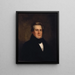Millard Fillmore - Anonym — inramlat konstverk på väggen