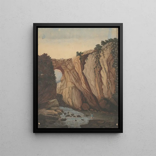 Virginie naturliga bro - Anonym — inramlat konstverk på väggen