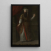 Portrait av Amedeo VIII - Anonym — inramlat konstverk på väggen