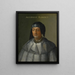 Portrait of Accursius - Anonym — inramlat konstverk på väggen