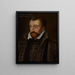 Porträtt av Antoine de Bourbon 1518-1562, Navarres kung - Anonym — inramlat konstverk på väggen