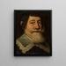 porträtt av Francisco de Andrade Leitão 1585-1655, Portugals ambassadör i Den Haag - Anonym — inramlat konstverk på väggen