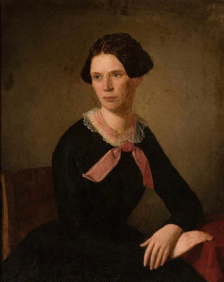 Anonymous - Portrait of Leokadia Krupska sister of Bonifacy.webp