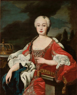 Anonymous - Portrait of Mara Brbara de Braganza queen of Spain.webp