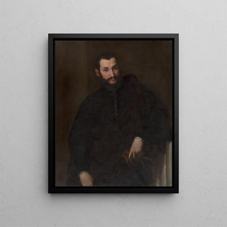 Anonymous - Portrait of a Man With a Fragment of Antique Column.webp