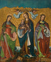 Sacra Conversazione Marie med barnet, Sainte Félicité av Carthage och Sainte Perpétue - Anonym — vy av konstverket