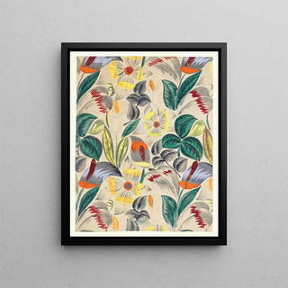 Anonymous - Textile Design Tropical Flowers II.webp