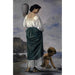 På stranden, ung fiskare i Antium - Anselm Feuerbach — vy av konstverket