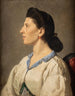 Portrait d'une femme italienne - Anselm Feuerbach — vy av konstverket